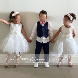 costume garçon sur mesure assorti marié père fils