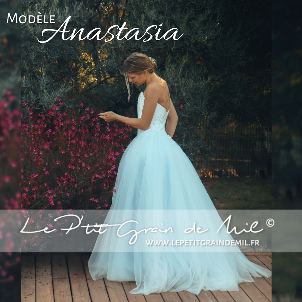 jupe de mariée en tulle volumineuse